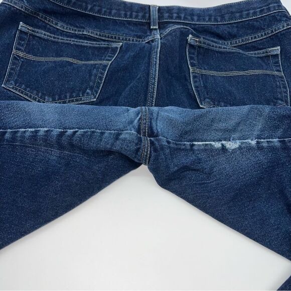 Venezia Jeans Clothing Co 100% Cotton Mom Dark Wash Straight Leg Denim Jeans-22 - Picture 10 of 13